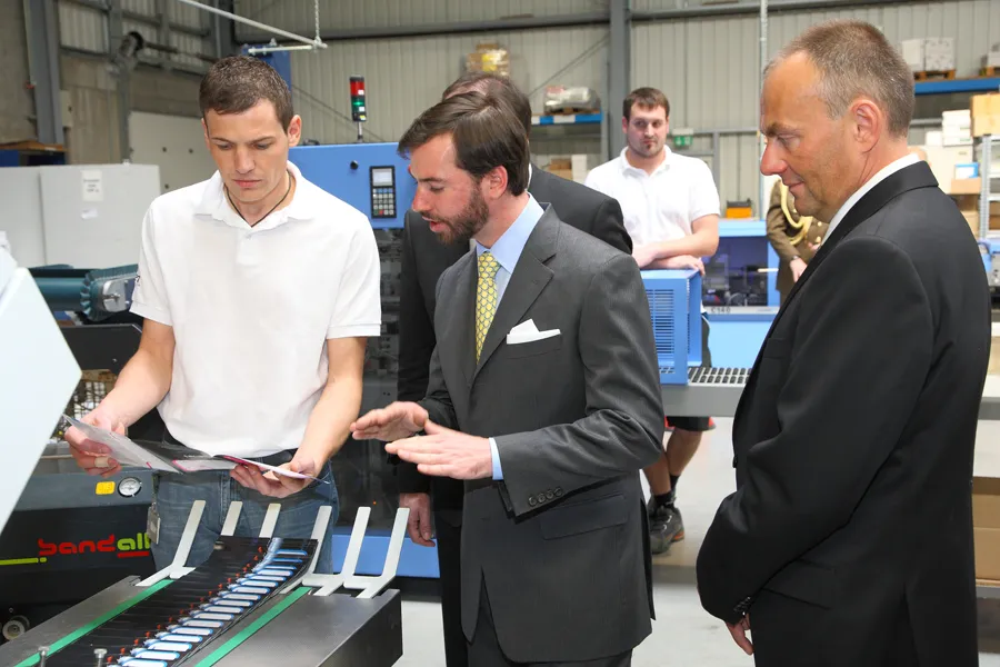 Visite de l'imprimerie et de l'atelier graphique REKA S.A.