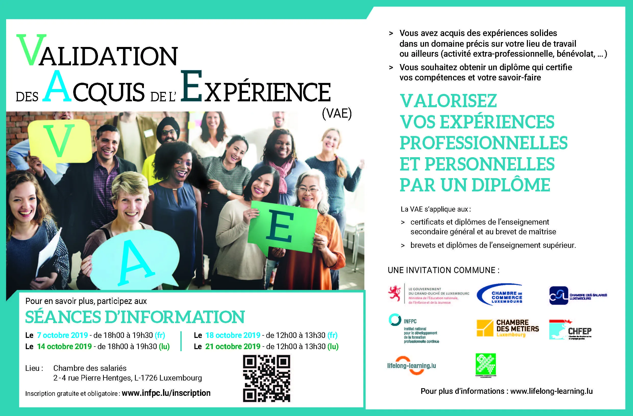 Séance d'information sur la validation des acquis de l’expérience