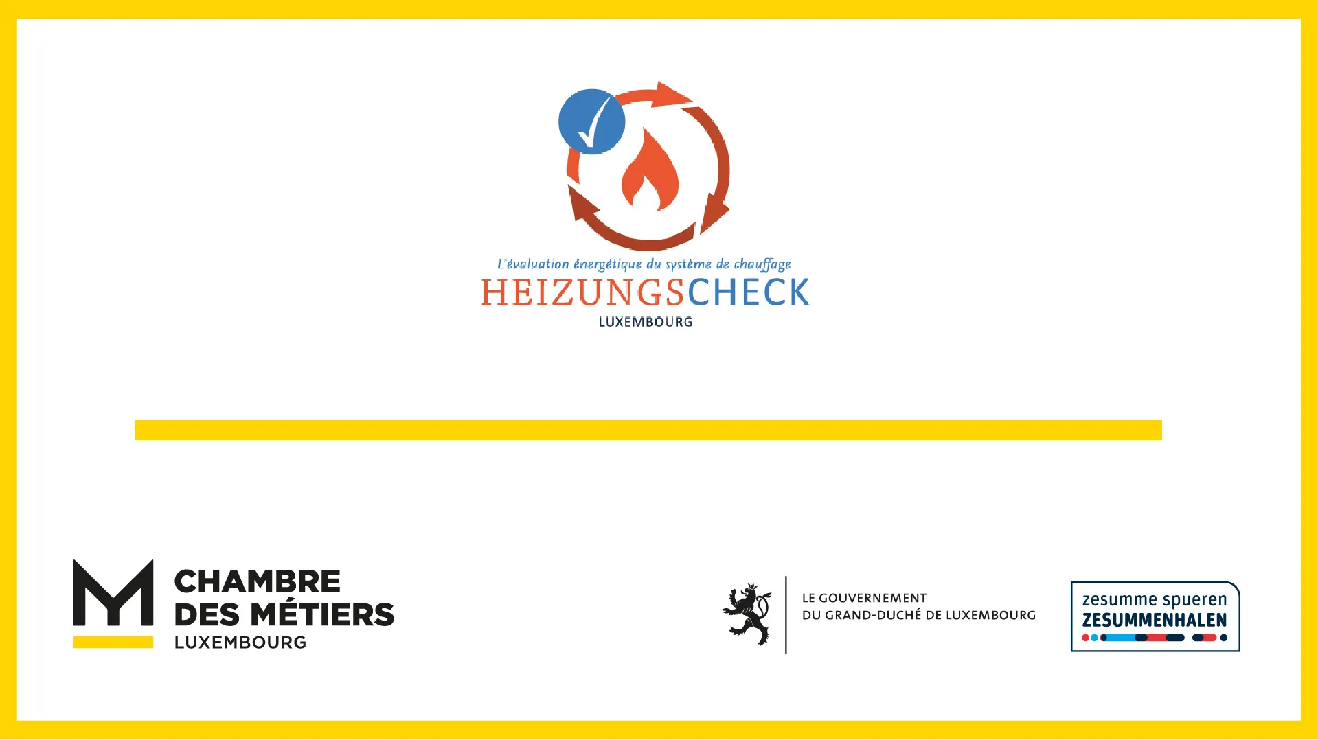 Demandez un HEIZUNGSCHECK auprès de votre installateur de chauffage !