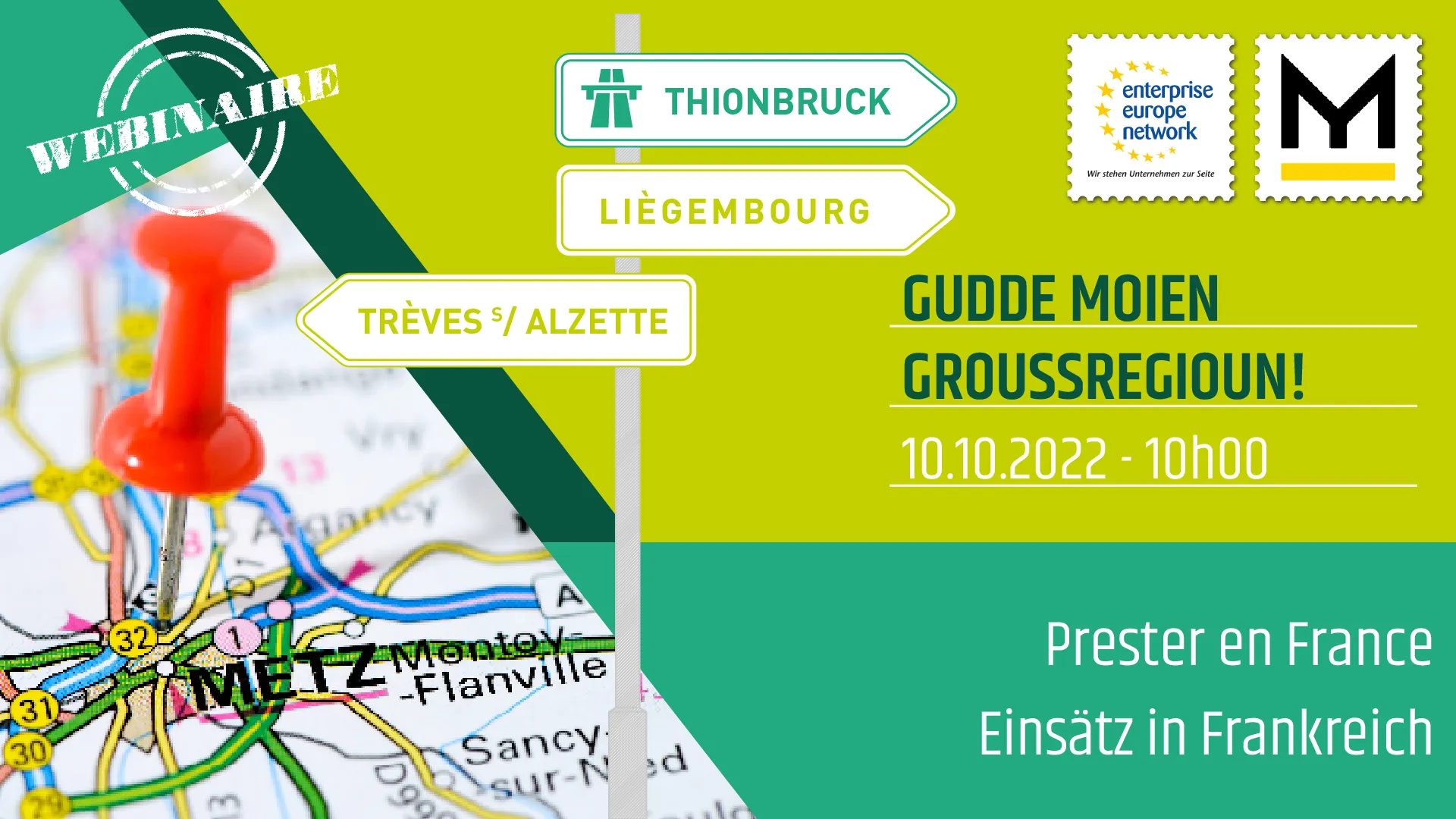 Webinaire : Gudde Moien Groussregioun ! Prester en France (2022)