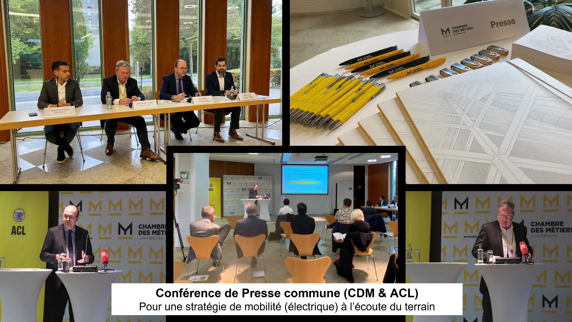 Conférence de Presse (CDM & ACL) : Pour une stratégie de mobilité (électrique) à l’écoute du terrain