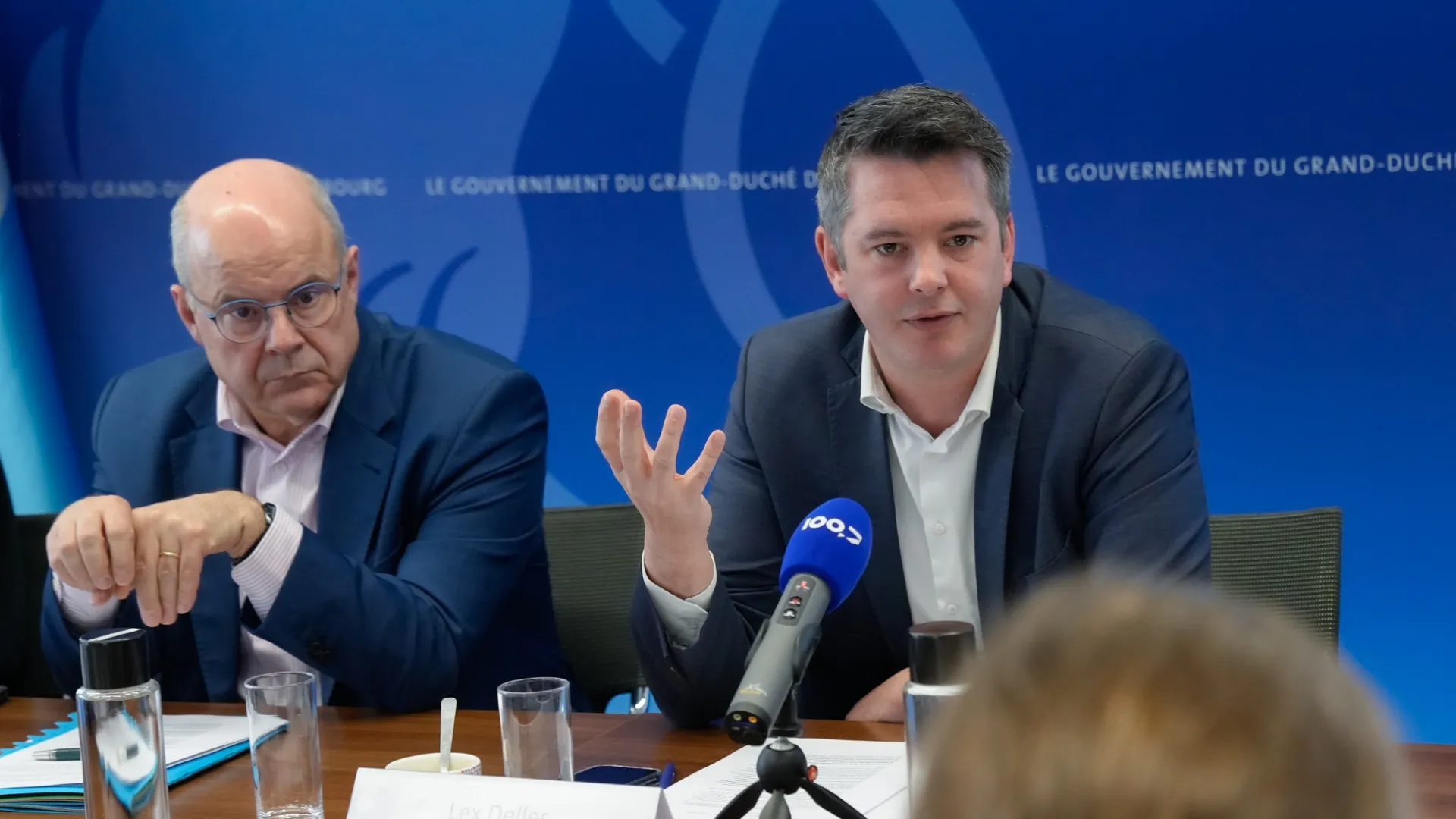 Lex Delles et Marc Spautz ont présenté le nouveau portail « Work in Luxembourg » et le «Talent desk» pour l’attraction de talents