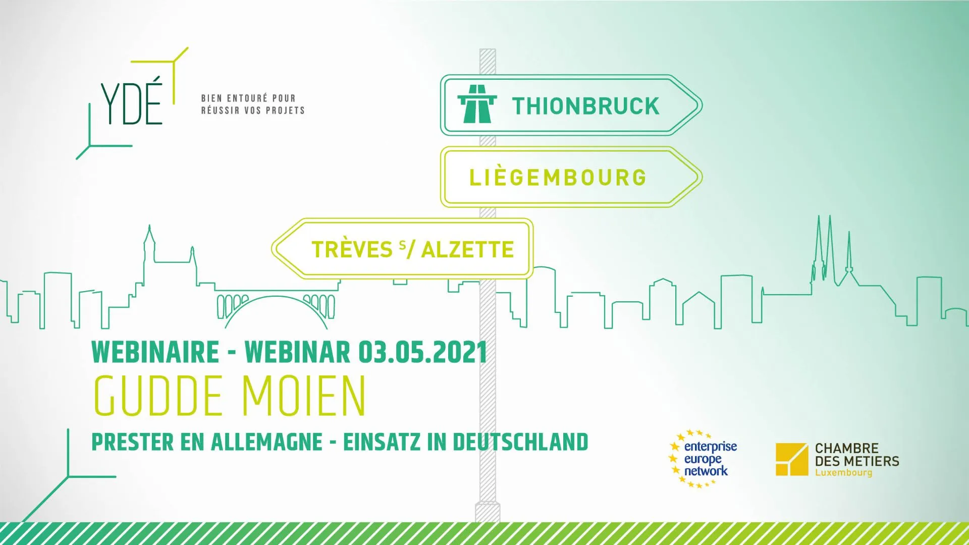Webinaire : Gudde Moien Groussregioun ! Prester en Allemagne