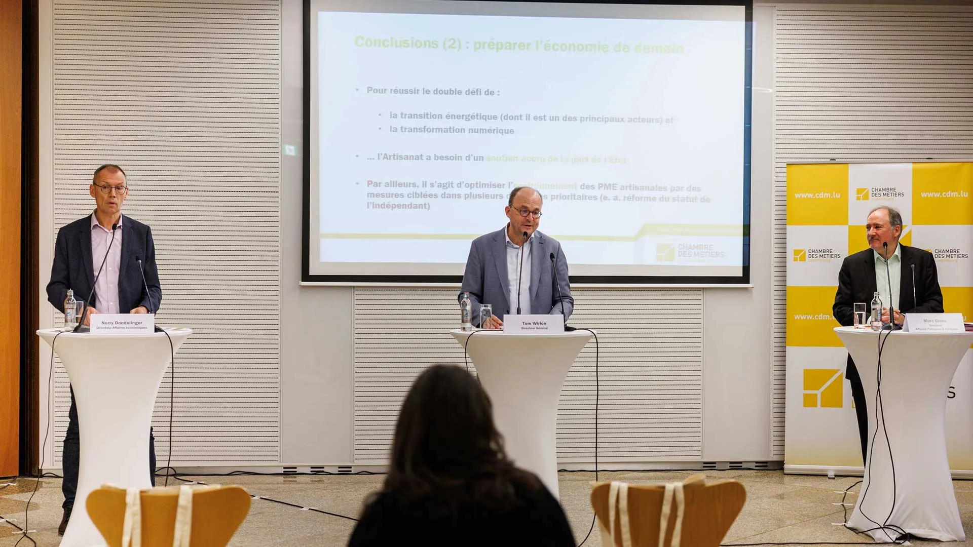 Conférence de presse: Avis sur le projet de Budget de l'Etat concernant l'exercice 2022