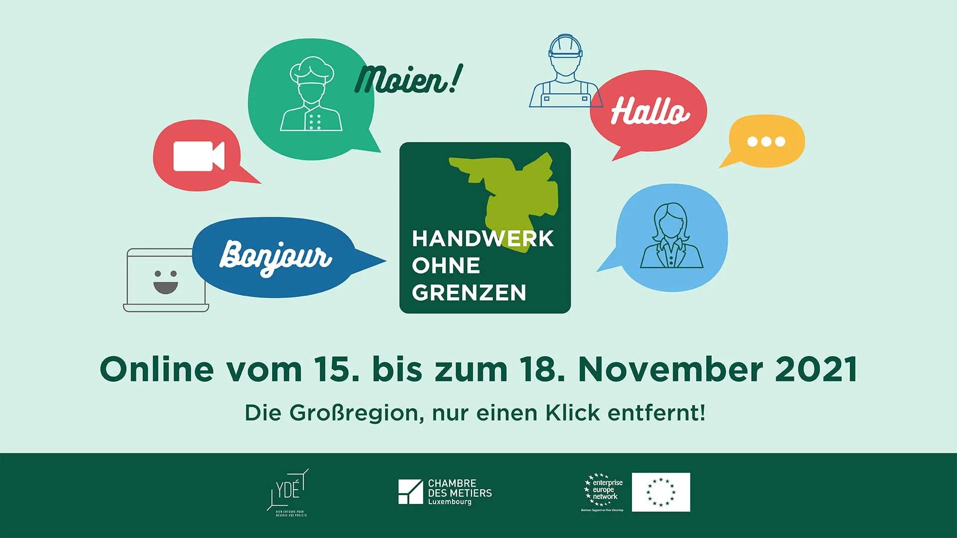 Handwerk ohne Grenzen online vom 15. bis zum 18. November 2021