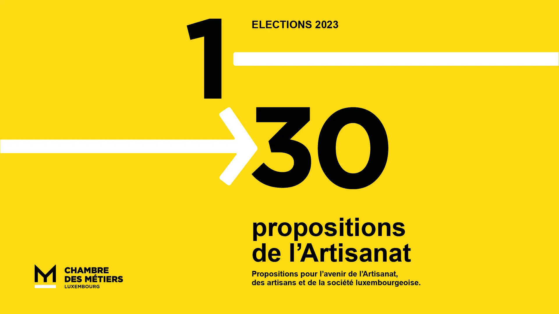30 Propositions de l'Artisanat - élections 2023 30 Propositions de l'Artisanat - élections 2023