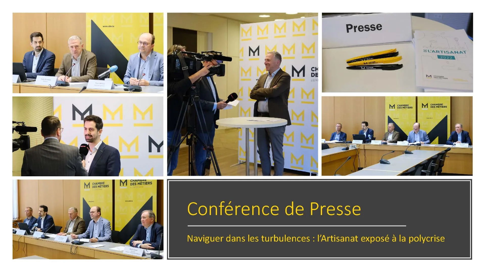 Conférence de presse : Naviguer dans les turbulences : l'Artisanat exposé à la polycrise Conférence de presse : Naviguer dans les turbulences : l'Artisanat exposé à la polycrise