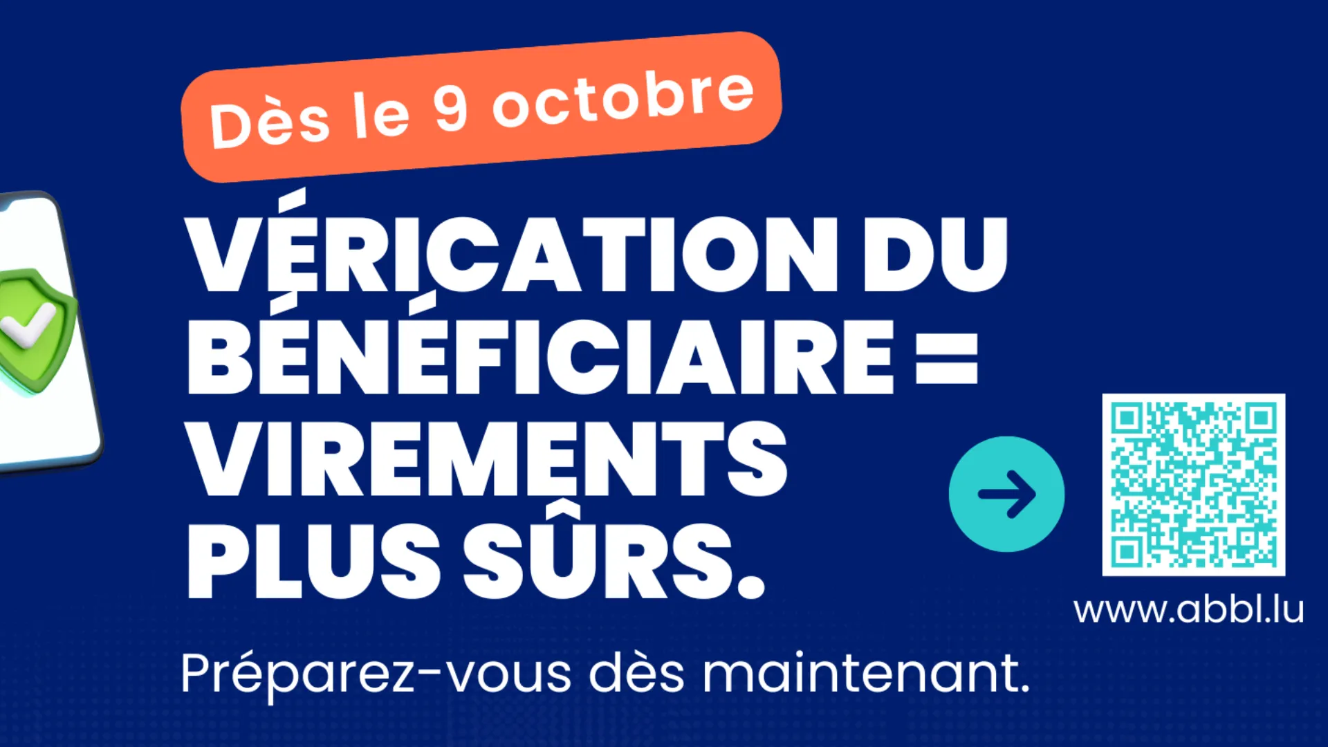 Virements : Mise en place de la Vérification du Bénéficiaire à partir du 9 octobre 2025