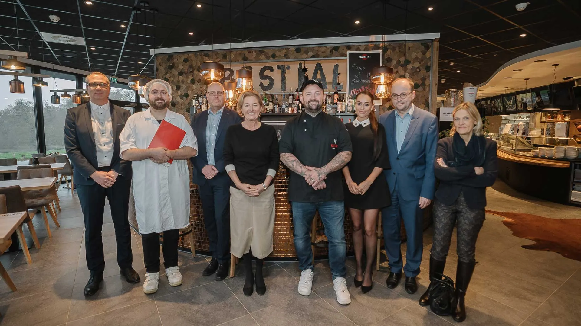 Visite de la boucherie Kirsch par la Ministre de la protection des consommateurs Paulette Lenert