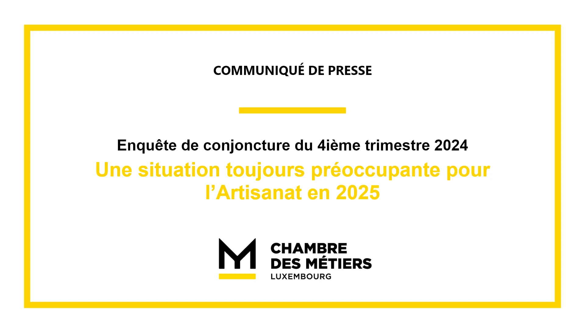 Info Conjoncture 4e Trimestre 2024 Info Conjoncture 4e Trimestre 2024
