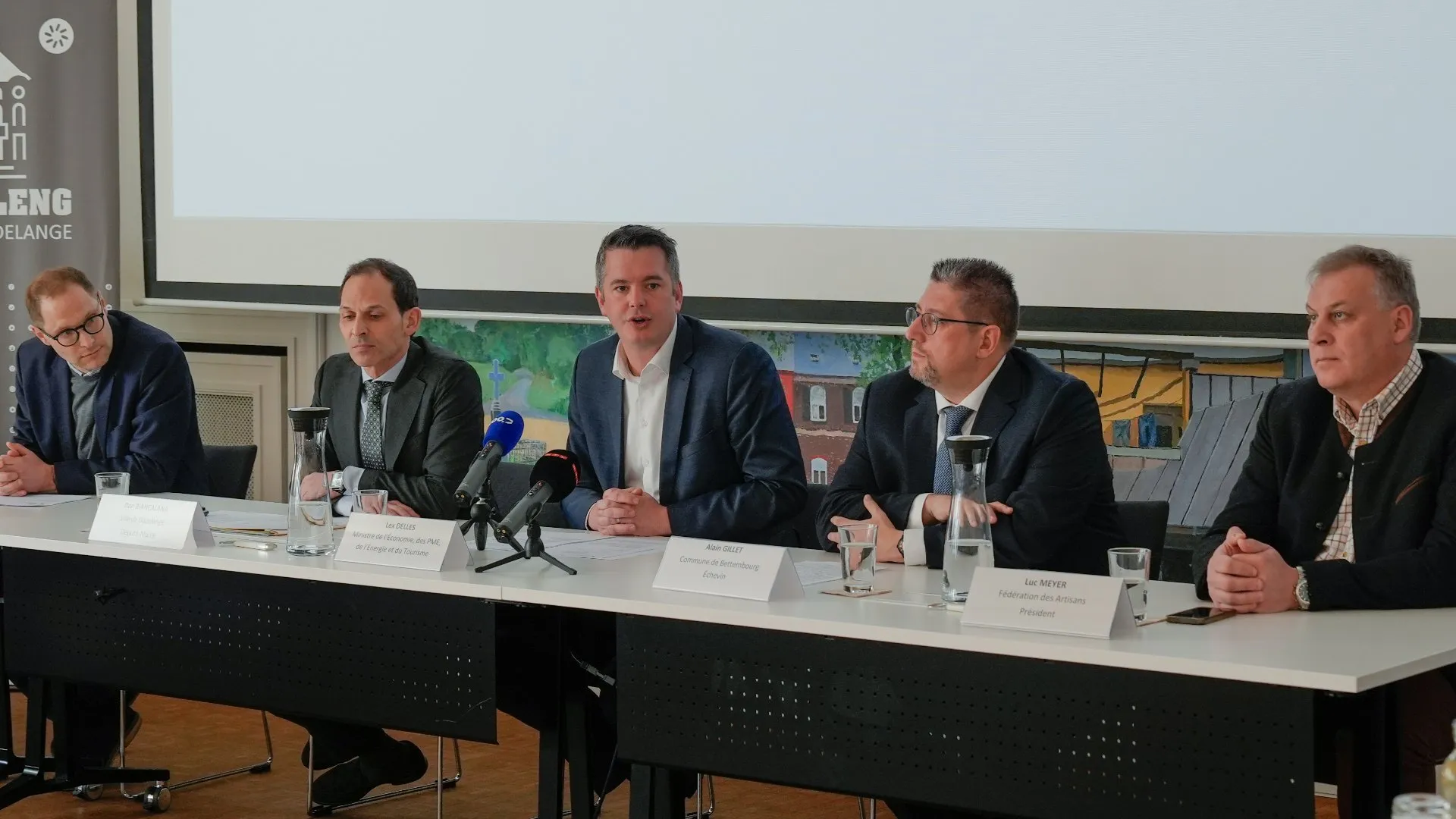 Présentation du futur « Handwierkerhaff » sur l’ancien site de Liberty Steel à Dudelange