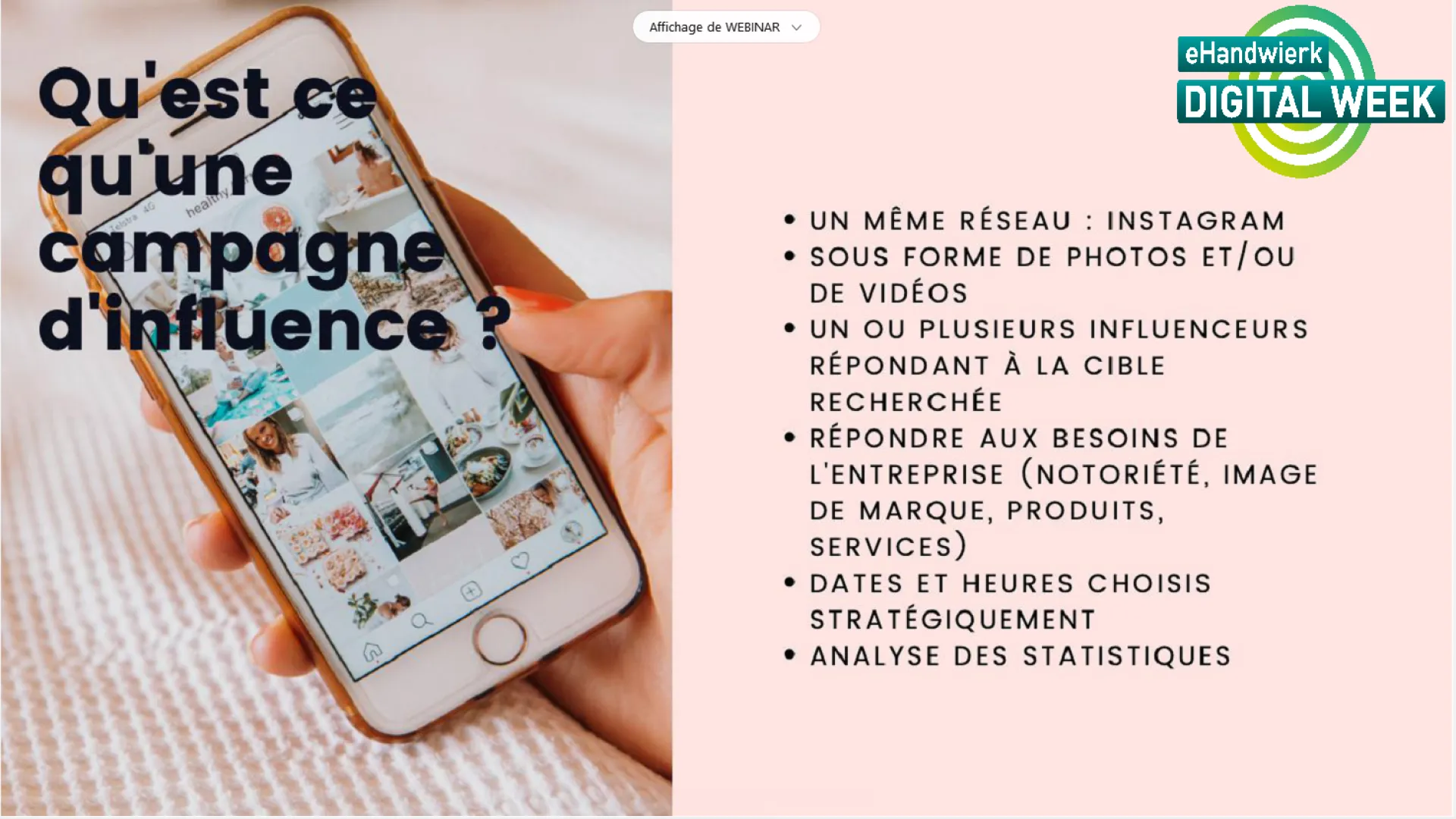 Webinar - Le marketing d’influence dans l'Artisanat