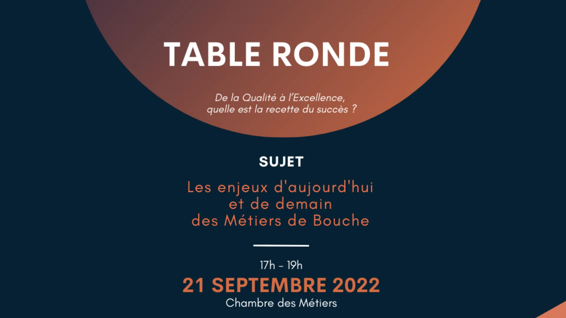 Conférence: De la Qualité à l’Excellence, quelle est la recette du succès ?