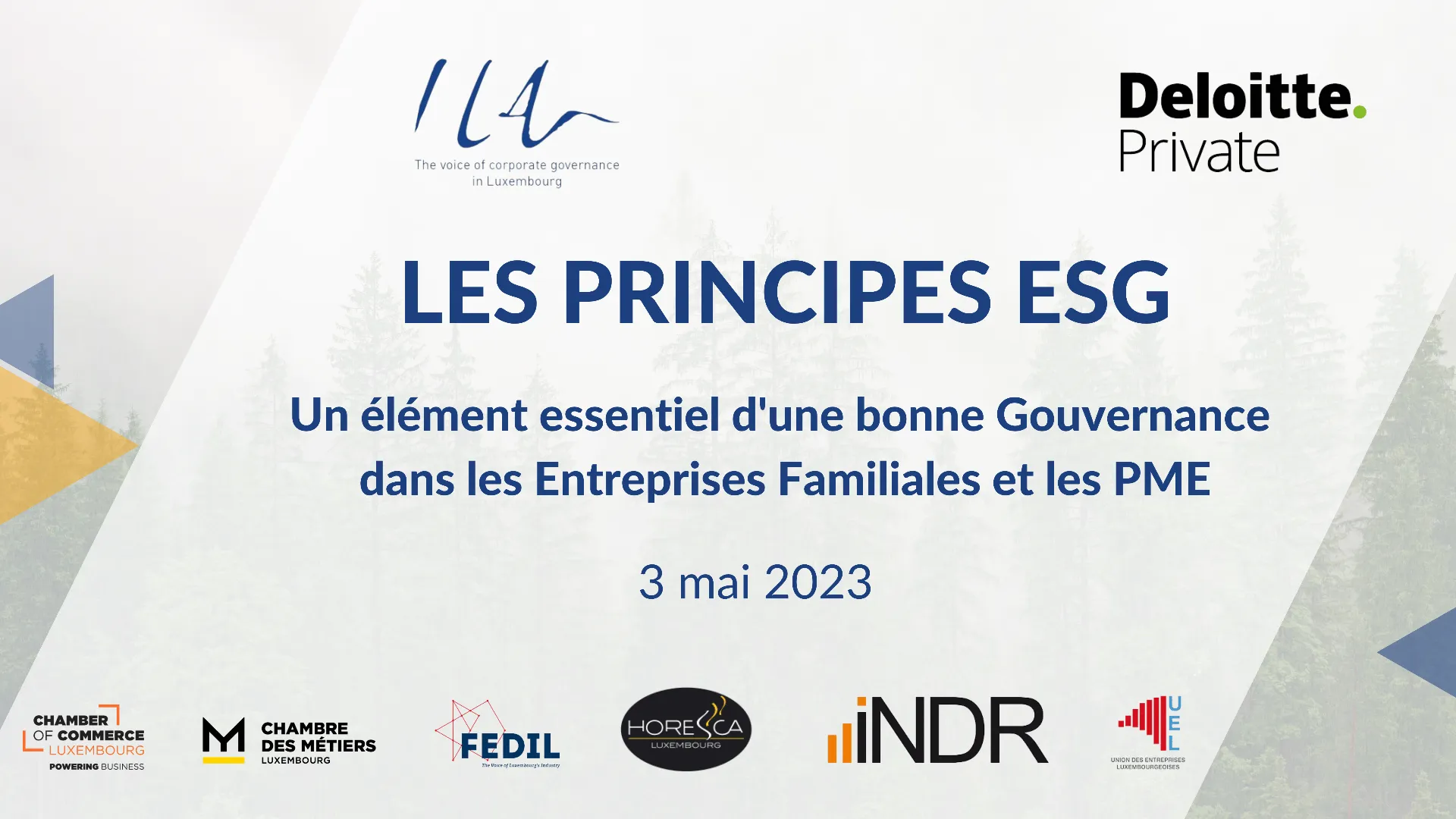 Les principes ESG - un élément essentiel d'une bonne Gouvernance dans les Entreprises Familiales et les PME