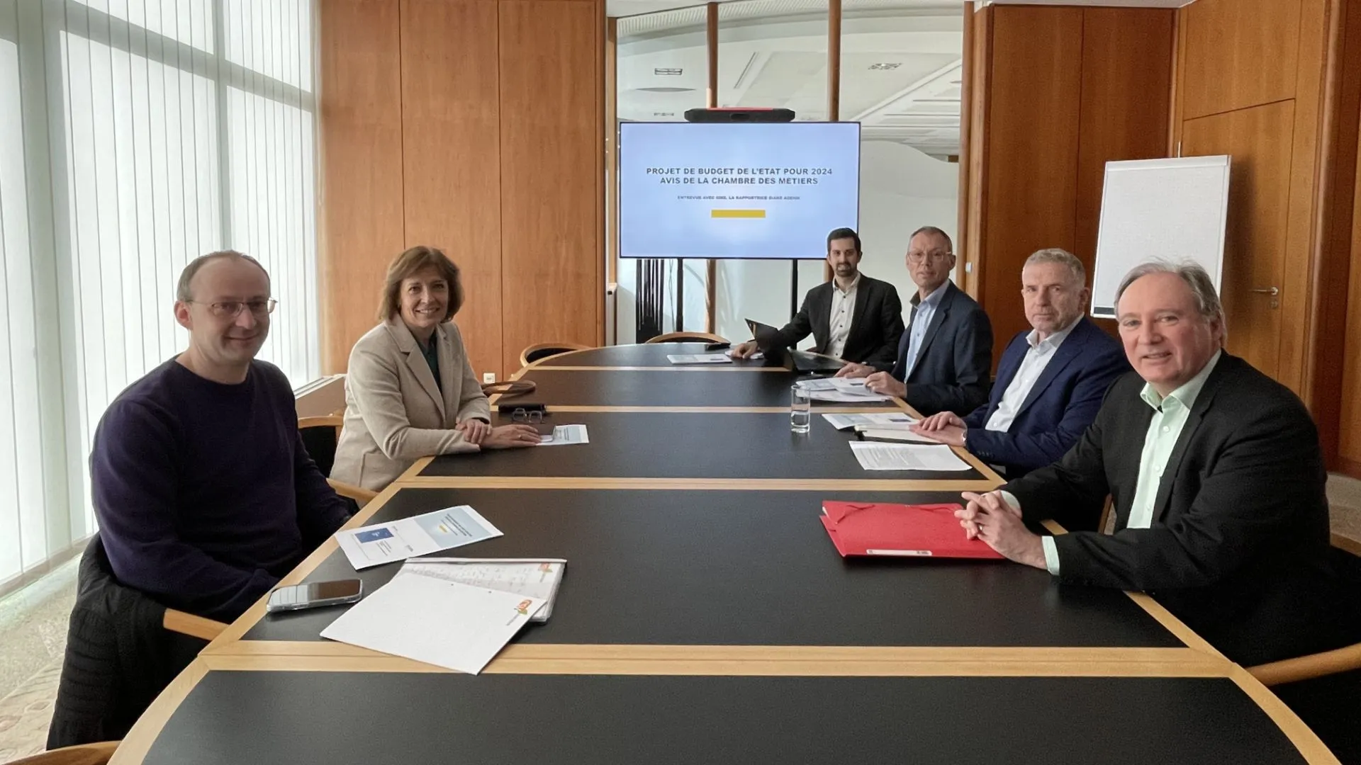 Rencontre avec Madame la Rapportrice du projet de budget de l’Etat 2024 Diane Adehm