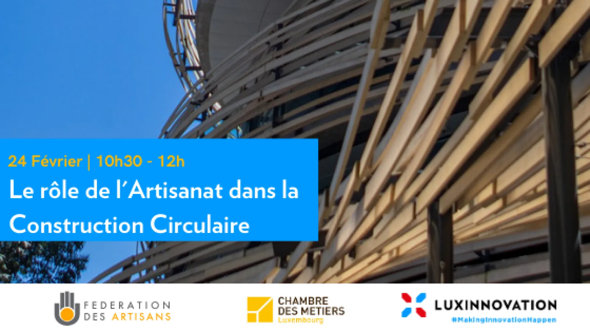 Workshop - Le rôle de l'Artisanat dans la construction circulaire