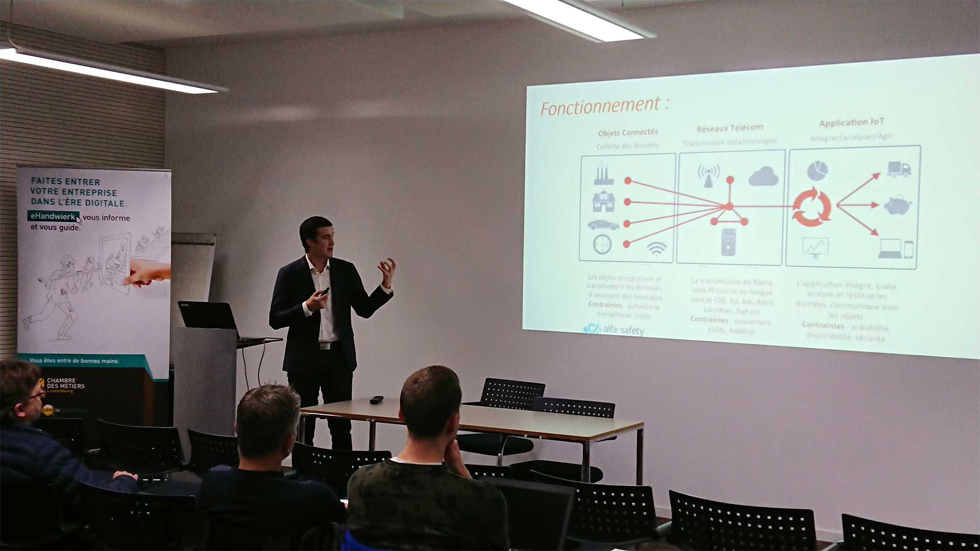Workshop eHandwierk sur l'internet des objets