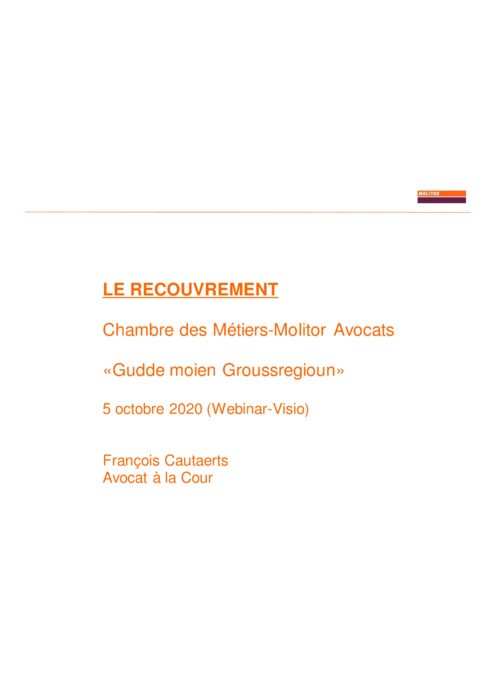 Gudde Moien ! Un client à l’étranger ? Limitez le risque d’impayés !